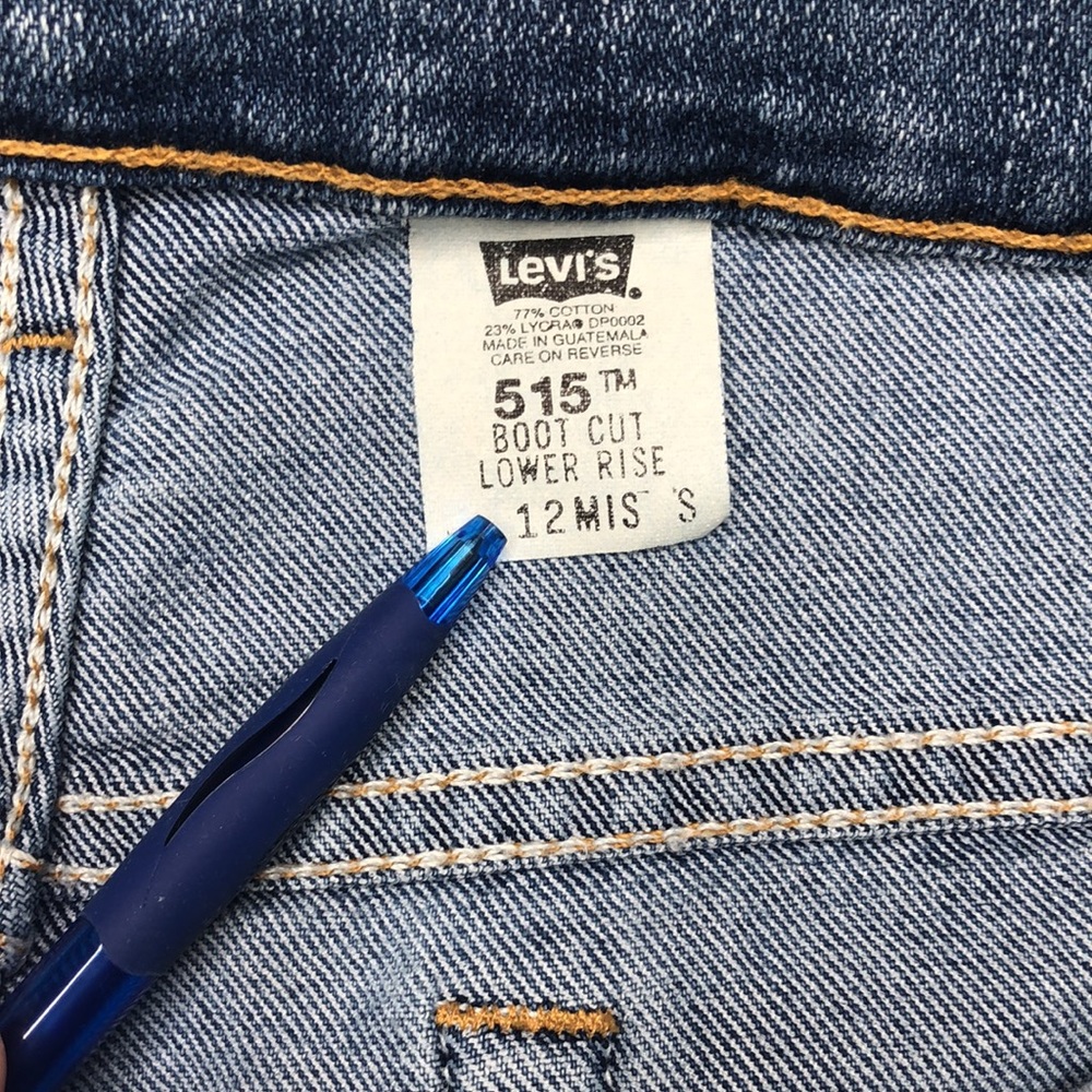 Levi’s Boot Cut 515, Denim Jeans, Low Rise, Inventory #3 - Picture 6 of 6
